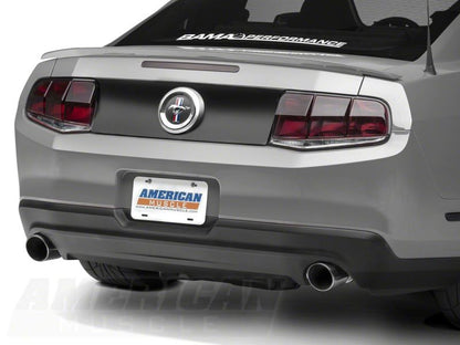 Raxiom 10-12 Ford Mustang Aero Tail Lights- Black Housing (Smoked Lens)