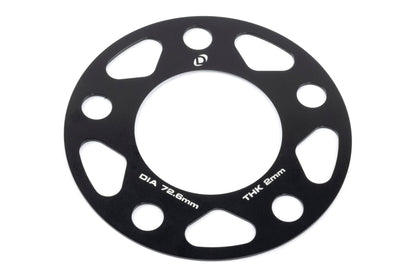 Dinan Wheel Spacers - 5x120 - 72.6mm CB - 2mm Thick (Set of 2)