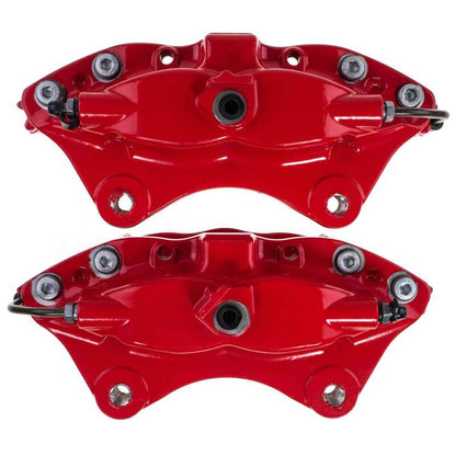 PowerStop Power Stop 09-15 Cadillac CTS Rear Red Caliper - Pair w/o Bracket