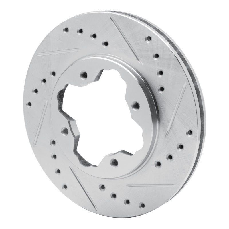 R1 Concepts R1 90-97 Acura CL Front Right Drilled & Slotted Silver Brake Rotor