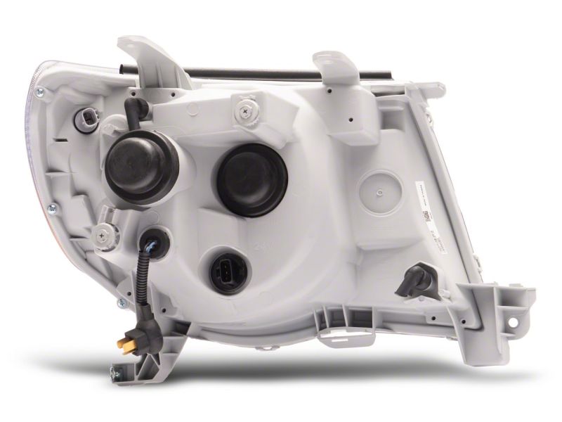 Raxiom 05-11 Toyota Tacoma Axial Series LED DRL Projector Headlights- Black Housing (Clear Lens)