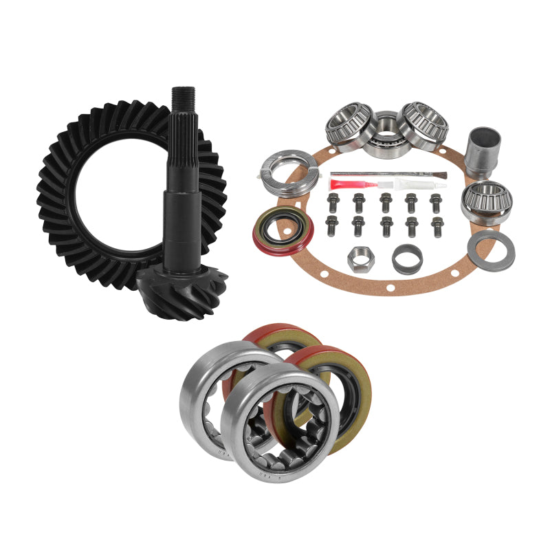 Yukon Gear & Axle Yukon Gear 8.2in GM 3.08 Rear Ring & Pinion Install Kit 2.25in OD Axle Bearings and Seals