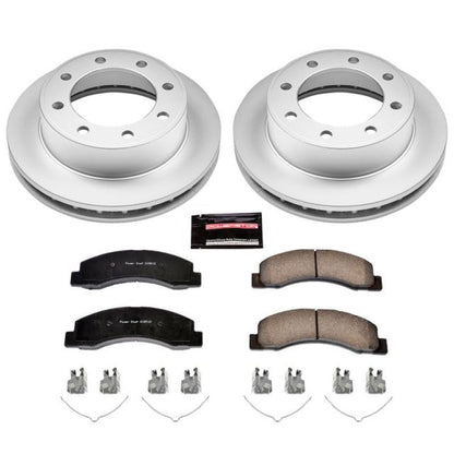 PowerStop Power Stop 00-05 Ford Excursion Front Z17 Evolution Geomet Coated Brake Kit