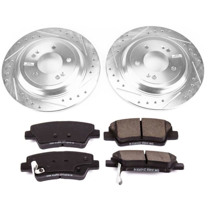 PowerStop Power Stop 17-18 Kia Sportage Rear Z23 Evolution Sport Brake Kit