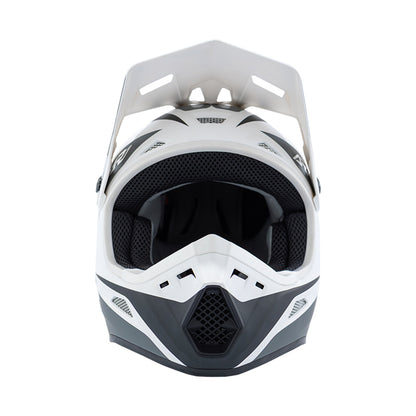 Answer 26 AR1 Mototown Helmet Glossy White/Grey/Black - Small