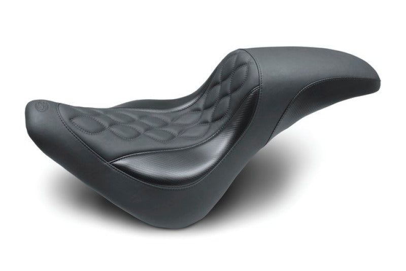 Mustang Motorcycle Mustang 18-21 Harley Softail Slim Tripper Fastback 1PC Seat - Black