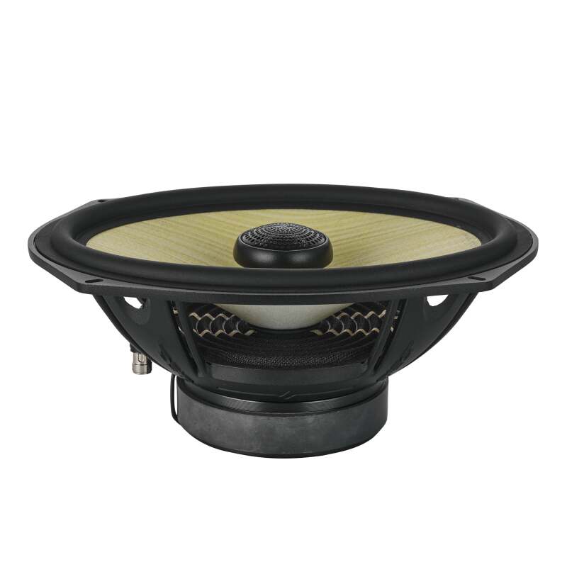 DS18 Deluxe Quality 6x9in Coaxial 150 Watts RMS 4 ohm Yellow Straw + Composite Foam Cone