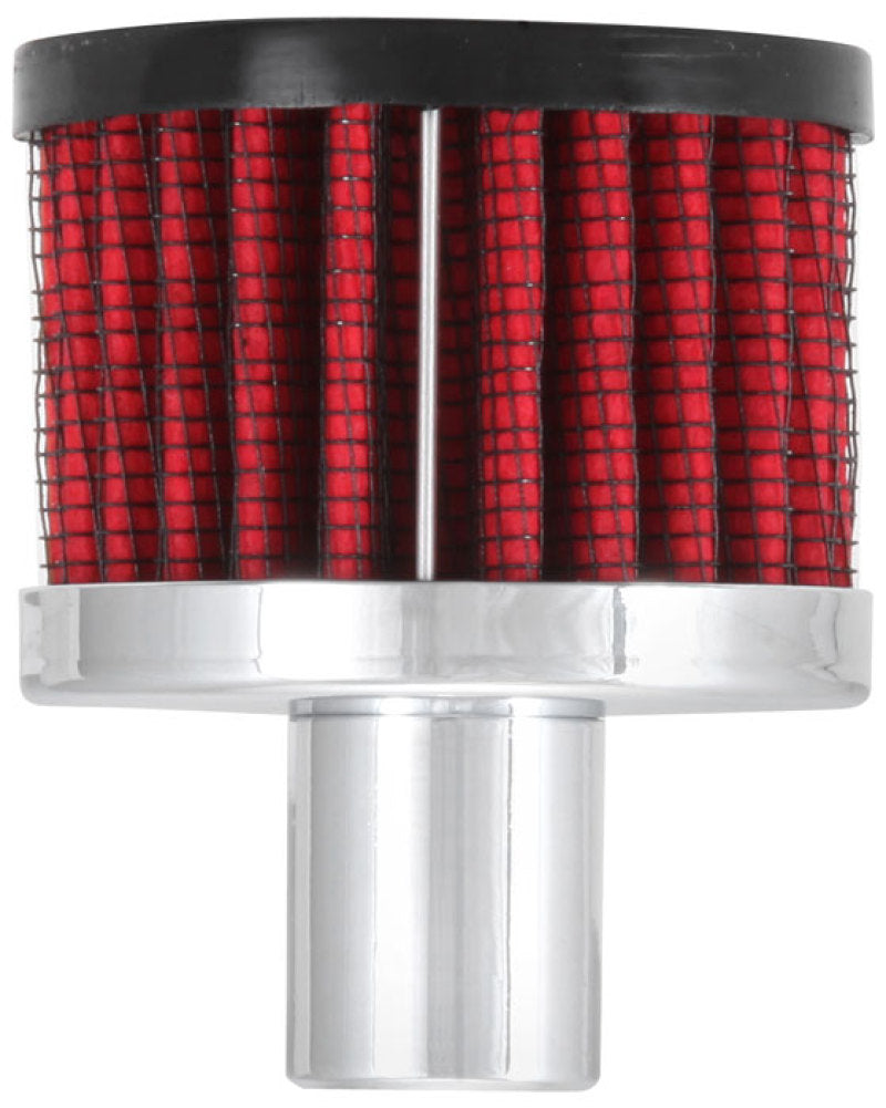 K&N Engineering K&N Steel Base Crankcase Vent Filter .75in Vent OD x 2in OD x 1.5in Height