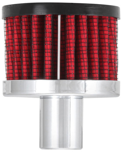 K&N Engineering K&N Steel Base Crankcase Vent Filter .75in Vent OD x 2in OD x 1.5in Height