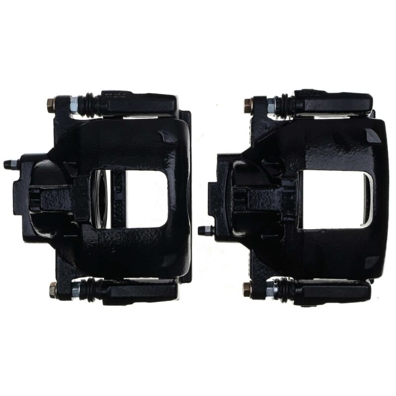 PowerStop Power Stop 08-16 Chrysler Town & Country Front Black Caliper - Pair w/Bracket