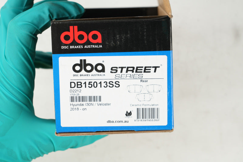 DBA 22-23 Hyundai Veloster (300mm Rear Rotor) Street Series Rear Brake Pads