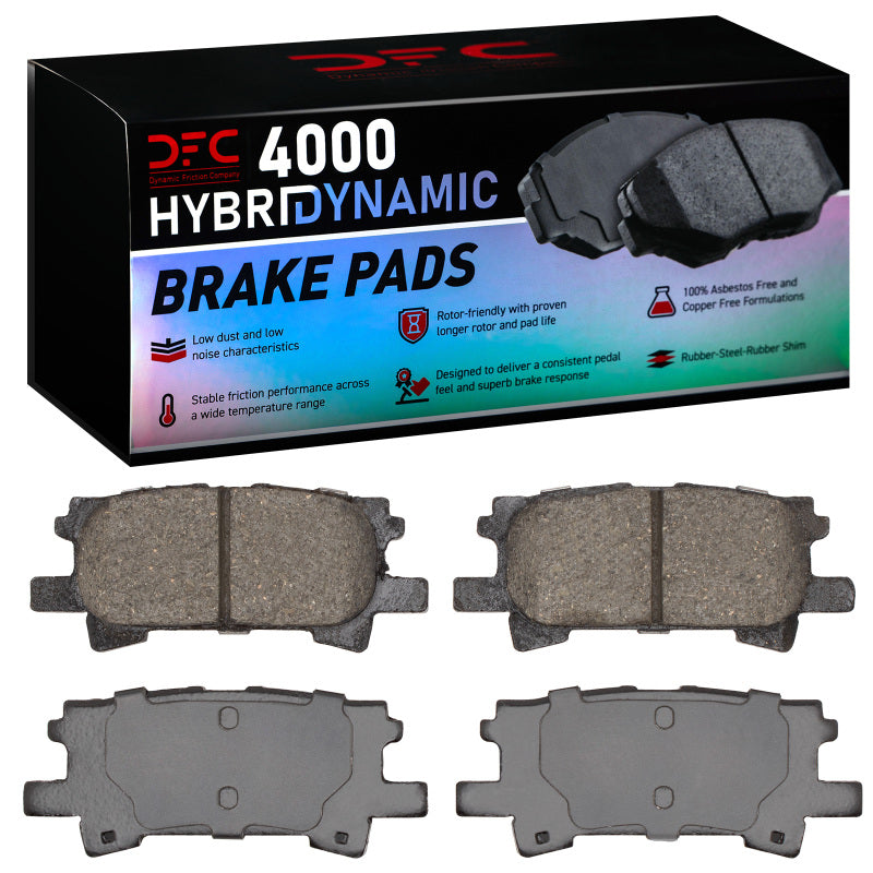 DFC 04-09 Toyota Highlander Hybrid Rear 4000 Hybridynamic Brake Pads