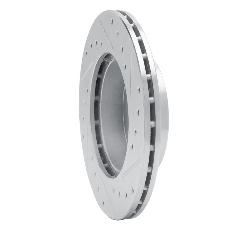 R1 Concepts R1 88-92 Geo Prizm Front Left Drilled & Slotted Silver Brake Rotor