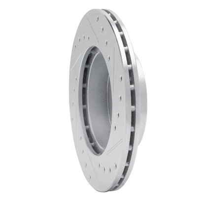 R1 Concepts R1 88-92 Geo Prizm Front Left Drilled & Slotted Silver Brake Rotor