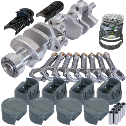 Eagle Chevy LT1 350 1Pc 3.750in Crank 5.700in I-Beam Rods -16cc 4.060in Pistons Rotating Assembly