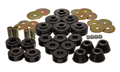 Energy Suspension 78-80 GM Denali XL/Suburban & Yukon XL 4WD Black Body(cab) Mount Set