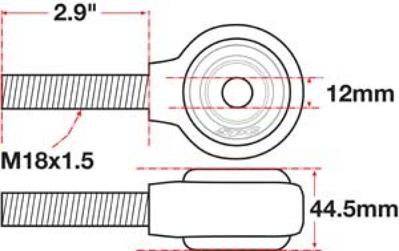 SPC Performance xAxis Rod End Ball Joint