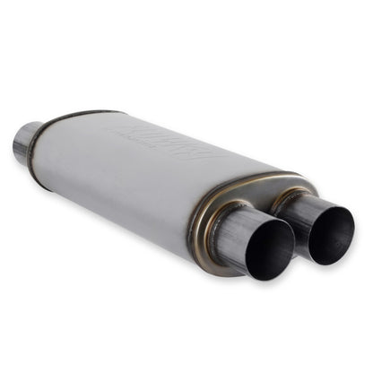 Flowmaster FlowFX Muffler SS 3 IN Dual IN/OUT W/ X-Pipe