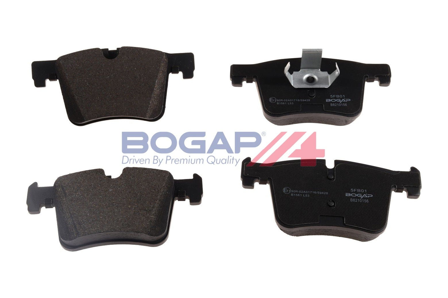 BOGAP B8210156 Brake Pad Set, Disc Brake | ML Performance Car Parts