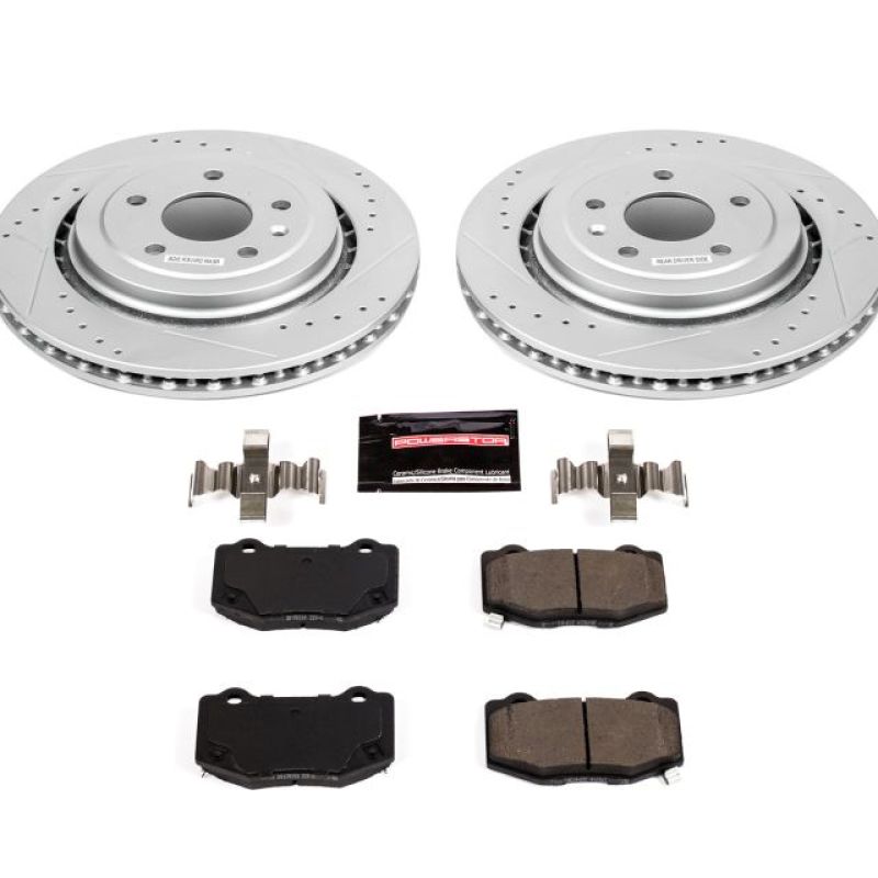 PowerStop Power Stop 14-19 Chevrolet Corvette Rear Z23 Evolution Sport Brake Kit