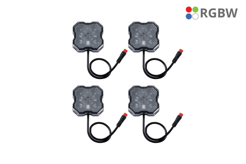 Diode Dynamics RGBW Rock Light Installer Kit (4-pack)