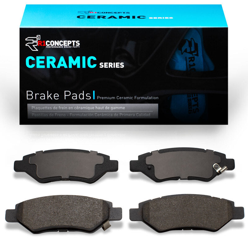 R1 Concepts R1 08-16 Cadillac SRX Rear R1 Ceramic Brake Pads