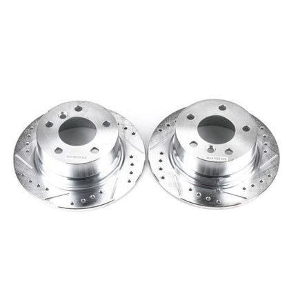 PowerStop Power Stop 96-02 BMW Z3 Rear Evolution Drilled & Slotted Rotors - Pair