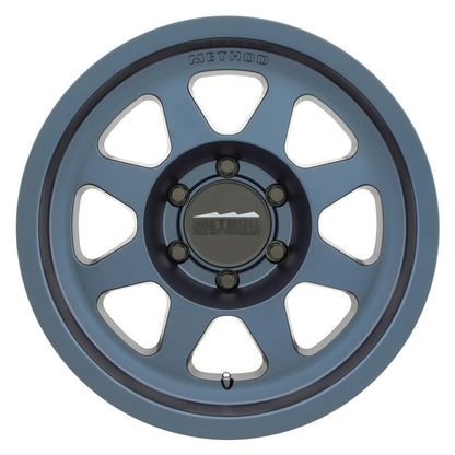 Method Wheels Method MR701 17x8.5 0mm Offset 6x5.5 106.25mm CB Bahia Blue Wheel