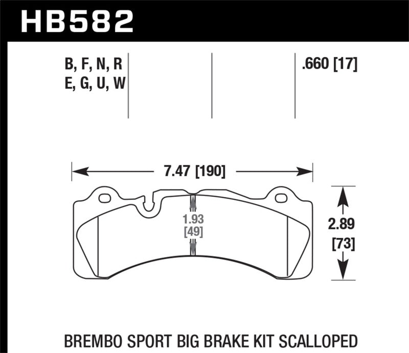 Hawk Performance Hawk Brembo Caliper HPS 5.0 Performance Street Brake Pads