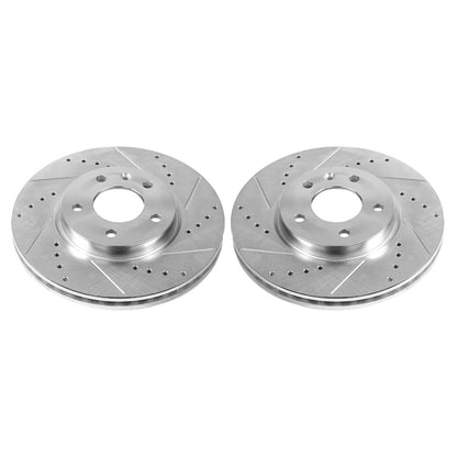PowerStop Power Stop 17-19 Buick LaCrosse Front Evolution Drilled & Slotted Rotors - Pair