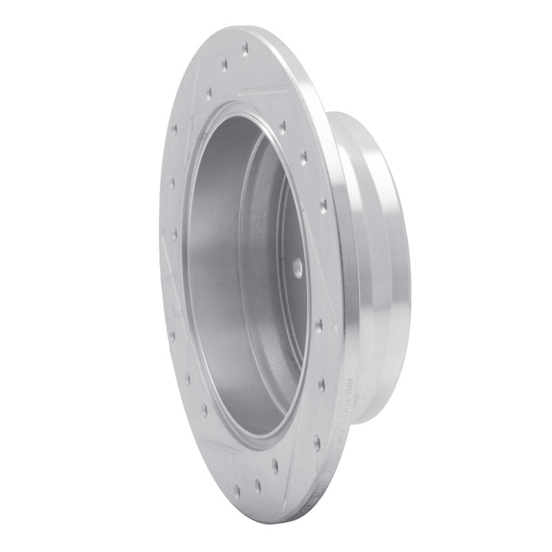 R1 Concepts R1 09-16 Hyundai TUCSON Rear Right Drilled & Slotted Silver Brake Rotor