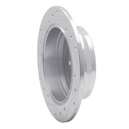 R1 Concepts R1 09-16 Hyundai TUCSON Rear Right Drilled & Slotted Silver Brake Rotor