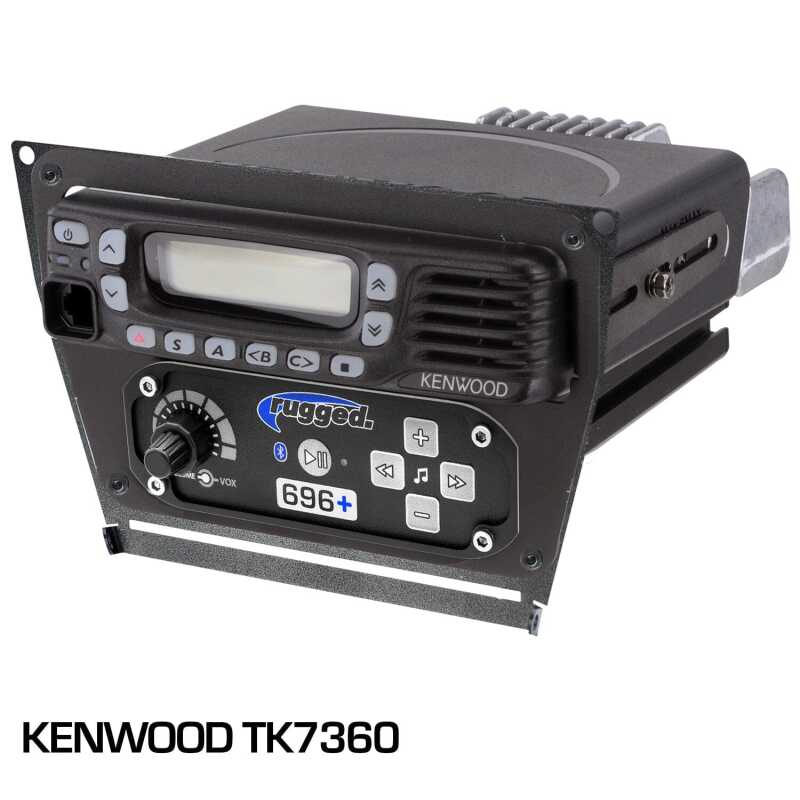Rugged Radios Polaris RZR PRO XP/Turbo R/PRO R Dash Mount - Kenwood TK7360
