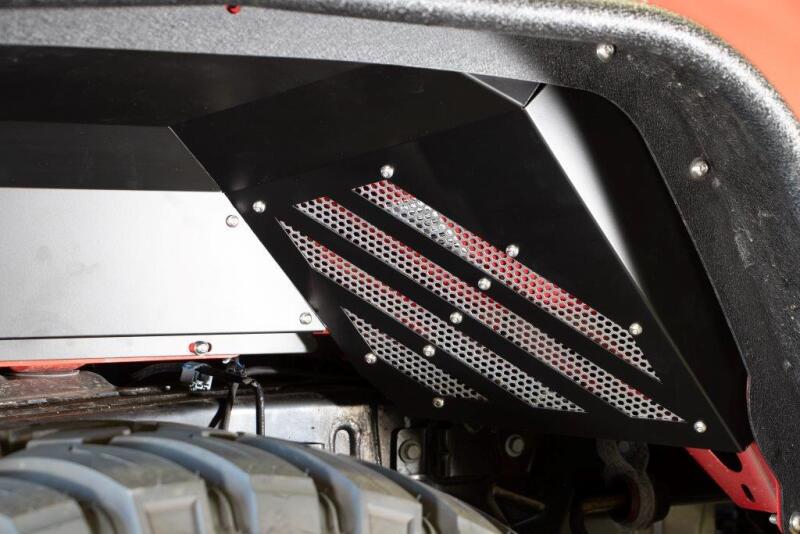 Fishbone Offroad 2020+ JT Gladiator Rear - Black Aluminum Inner Fenders