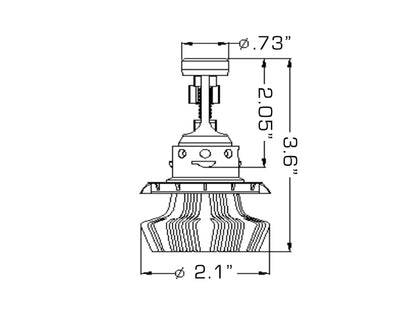 ORACLE Lighting Oracle H13 4000 Lumen LED Headlight Bulbs (Pair) - 6000K
