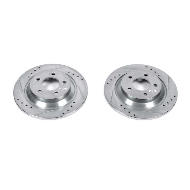 PowerStop Power Stop 06-10 Mazda 5 Rear Evolution Drilled & Slotted Rotors - Pair