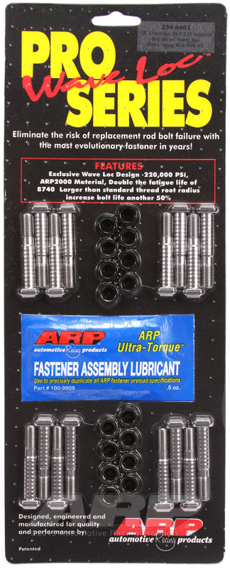 ARP SB Chevy 283-327 & Inline 6 wave-loc rod bolt kit