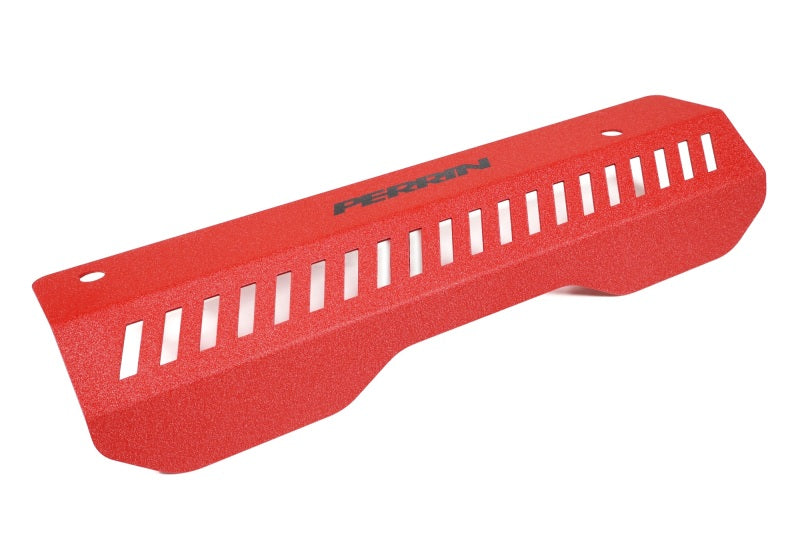 Perrin Performance PERRIN 22-26 Subaru WRX Pulley Cover - Red (SHORT - For Use w/PERRIN AOS)