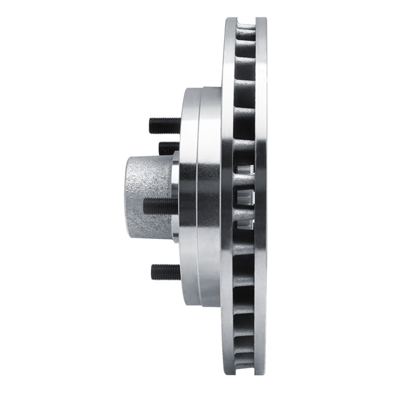 R1 Concepts R1 1992-2002 Chevrolet Express 1500 Front Right Drilled & Slotted Silver Brake Rotor