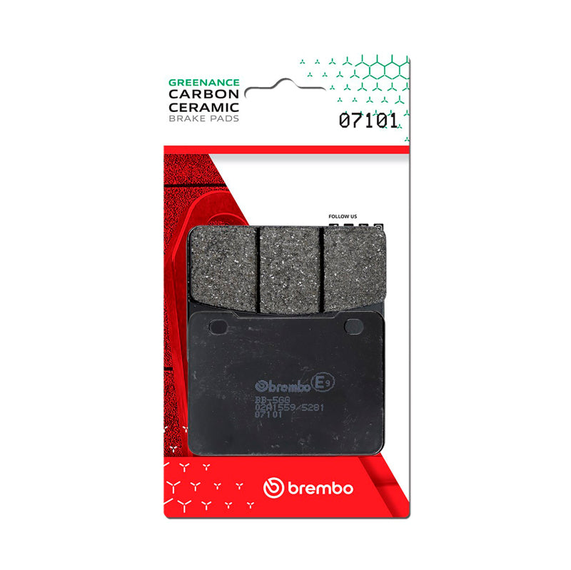 Brembo Powersports Brembo Aeon Elite/SYM MaxSYM/SYM Wolf/SYM CruiSYM Carbon Ceramic Brake Pad - Front