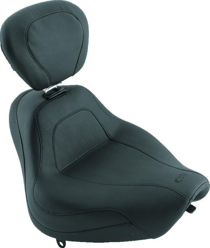 Mustang Motorcycle Mustang 18-21 Harley Fat Bob Wide Tripper Solo Seat Diamond Stitch - Brown