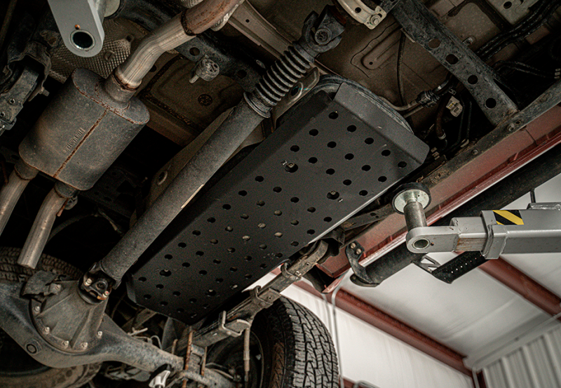 Cali Raised LED Cali Raised 05-23 Dcsb / Ac Toyota Tacoma Fuel Tank Skid Plate - Steel / Powder Coat