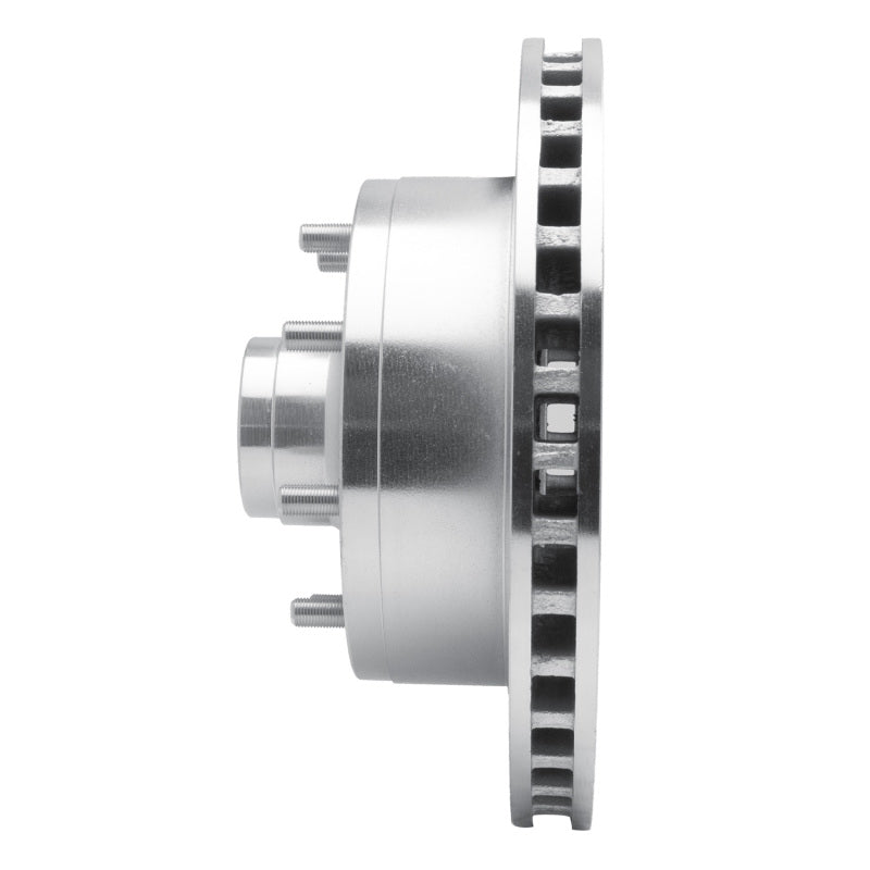 R1 Concepts R1 78-97 Dodge B3500 / B2500 Front Left Drilled & Slotted Silver Brake Rotor