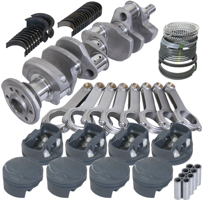 Eagle Chevy 350 3.750in Crank 6.000in H-Beam 6cc Dome 4.060in Pistons Rotating Assembly