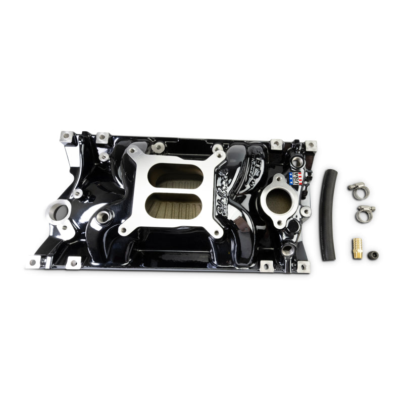 Edelbrock Chevy Vortec SB Performance EPS Manifold - Black Plasma Finish