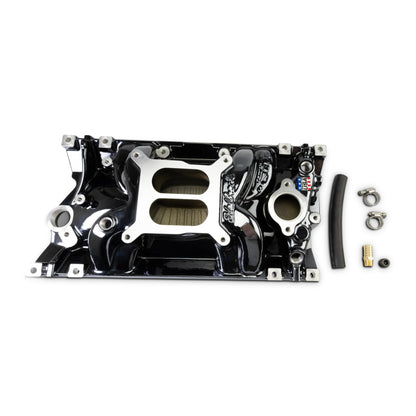 Edelbrock Chevy Vortec SB Performance EPS Manifold - Black Plasma Finish