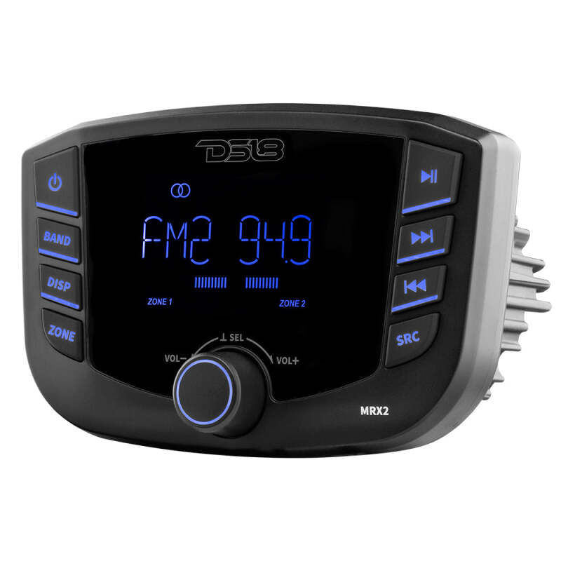 DS18 3in LCD screen 2 Zones 4 volts Output BT RDS 4 x 40 Watts Headunit
