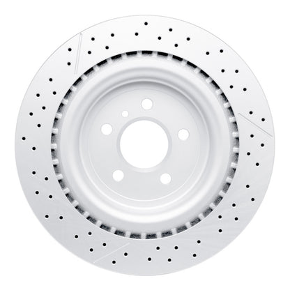 DFC 12-19 Mercedes-Benz GLS63 AMG Rear Drilled GeoSPEC Coated Rotor and Slotted