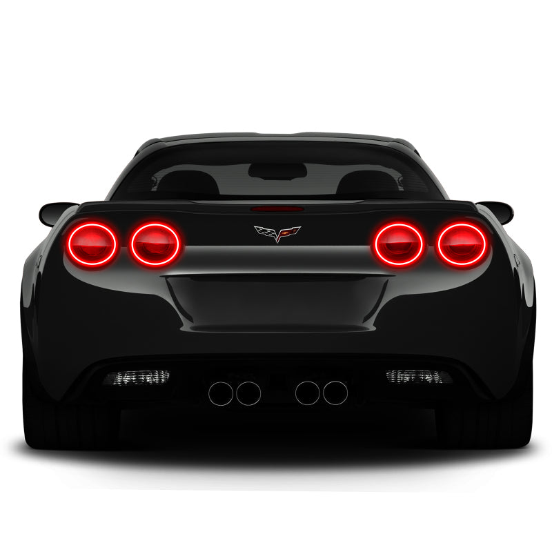 ORACLE Lighting Oracle Chevy Corvette C6 05-13 LED Waterproof Afterburner Kit - Red