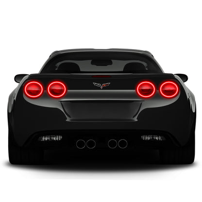 ORACLE Lighting Oracle Chevy Corvette C6 05-13 LED Waterproof Afterburner Kit - Red